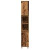 vidaXL Badschrank Altholz-Optik 30x30x190 cm Holzwerkstoff
