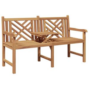 vidaXL Gartenbank 150 x 60 x 90 cm Massivholz Teak