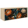 vidaXL Wandmontierter TV-Schrank LOCHEM 102 x 33 x 40 cm Sonoma-Eiche