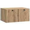 vidaXL Wandmontierter TV-Schrank Artisan-Eiche 59,5 x 41 x 30 cm