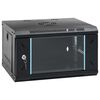 vidaXL Netzwerkschrank mit Speicher Black 530 x 400 x 300 mm Stahl