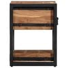 vidaXL Nachttisch Braun 30 x 30 x 40 cm Massivholz Akazie