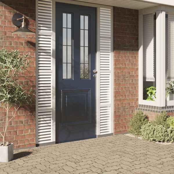 vidaXL Fensterfolien 2 Stk. Matt Streifenmuster PVC