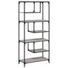 vidaXL B&uuml;cherregal Grau Sonoma 81x36x176 cm Holzwerkstoff