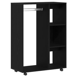 vidaXL Kleiderschrank Schwarze Eiche 80 x 40 x 110 cm Holzwerkstoff