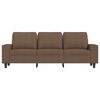 vidaXL 3-Sitzer-Sofa Braun 180 cm Stoff