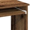 vidaXL Schreibtisch mit Regal Altholz-Optik 84x40x78cm Holzwerkstoff