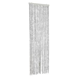 vidaXL Fliegenvorhang Grau 56x185 cm Chenille