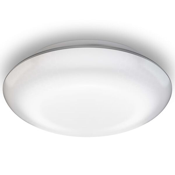 Steinel Sensor-Au&szlig;enleuchte DL Vario Quattro LED WW Silber 035440