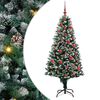 vidaXL K&uuml;nstlicher Weihnachtsbaum Gr&uuml;n 150 cm