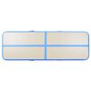 vidaXL Aufblasbare Gymnastikmatte mit Pumpe 400x100x10 cm PVC Blau