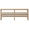 vidaXL Kopfteil mit Ablagen 200 cm Massivholz Kiefer