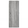 vidaXL Wandschrank Grau Sonoma 69,5x34x90 cm