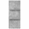 vidaXL Magazinregal Beton Grau 43 x 11 x 102 cm Holzwerkstoff