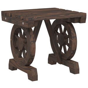 vidaXL Garten-Fu&szlig;hocker 40x36,5x38,5 cm Massivholz Tanne