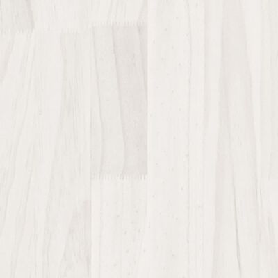 vidaXL Lagerregal Weiß 60x30x105 cm Massivholz Kiefer