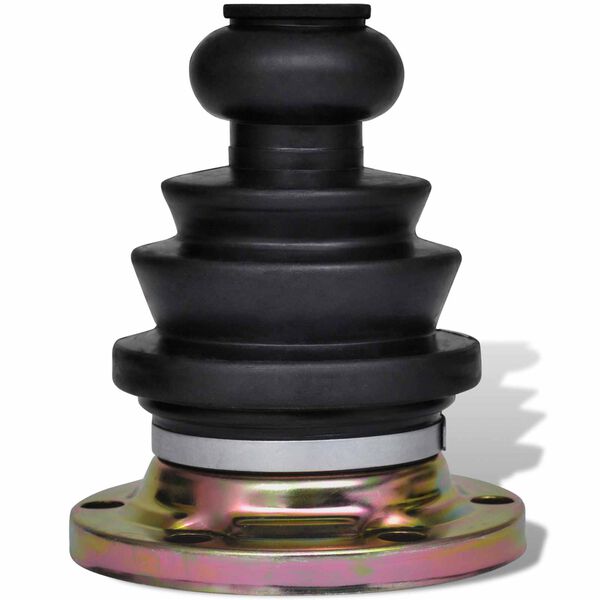 vidaXL Wellen Set Schwarz Metall