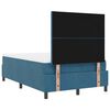 vidaXL Boxspringbett mit Matratze Dunkelblau 120 x 190 cm Stoff