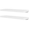 vidaXL Wandregale 4 Stk. Wei&szlig; 80 cm