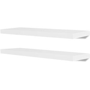 vidaXL Wandregale 4 Stk. Wei&szlig; 80 cm