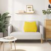 vidaXL R&uuml;ckenkissen Helles Gelb 60 x 20 x 50 cm Stoff