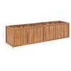 vidaXL Garten-Hochbeet 200 x 50 x 50 cm Massivholz Teak