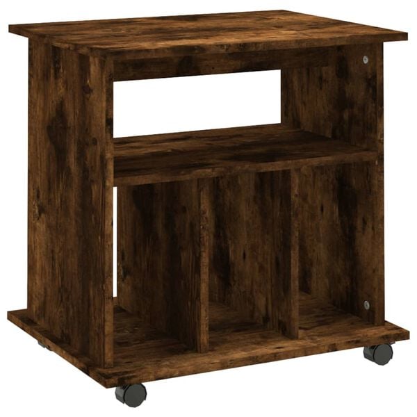 vidaXL Rollschrank R&auml;uchereiche 60x45x60 cm Holzwerkstoff