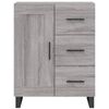 vidaXL Highboard Grau Sonoma 69,5x34x180 cm Holzwerkstoff