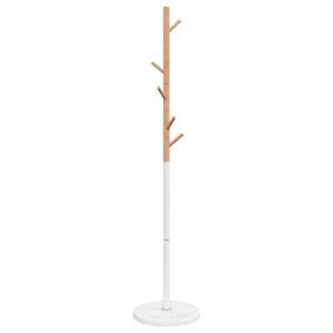 vidaXL Garderobenst&auml;nder Wei&szlig; 172 cm Pulverbeschichtetes Eisen