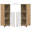 vidaXL Badezimmerschrank mit Speicher Artisan-Eiche 30 x 35 x 95 cm