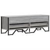 vidaXL TV-Schrank Grau Sonoma 122x34x41 cm Holzwerkstoff