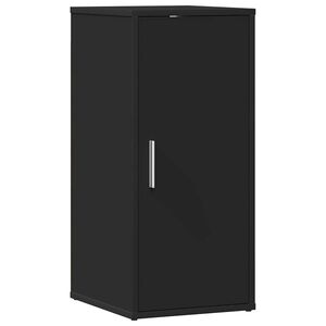 vidaXL Schuhschrank Schwarz 32x35x70 cm Holzwerkstoff