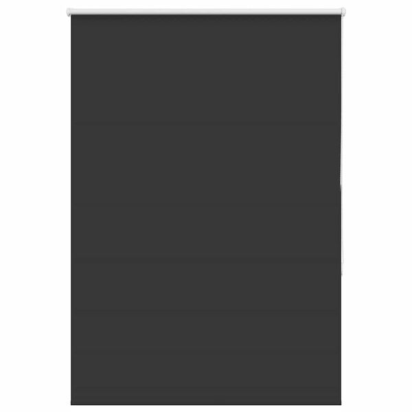 vidaXL Verdunkelungsrollo Schwarz 90x175 cm Stoffbreite 85,7 cm