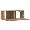 vidaXL TV-Wandschrank Artisan-Eiche 80x30x30 cm Holzwerkstoff