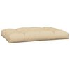 vidaXL Palettenkissen 7-tlg. Beige Stoff