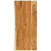 vidaXL Badezimmer-Waschtischplatte Massivholz Akazie 114x52x2,5 cm