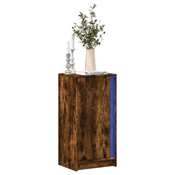 vidaXL LED-Sideboard R&auml;uchereiche 42,5x34x85 cm Holzwerkstoff