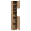 vidaXL Badezimmerschrank Artisan Oak 32x25,5x190 cm Holzwerkstoff