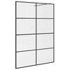 vidaXL Duschwand f&uuml;r Begehbare Dusche mit Klarem ESG-Glas 140x195 cm