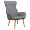 vidaXL Relaxsessel Hellgrau Stoff