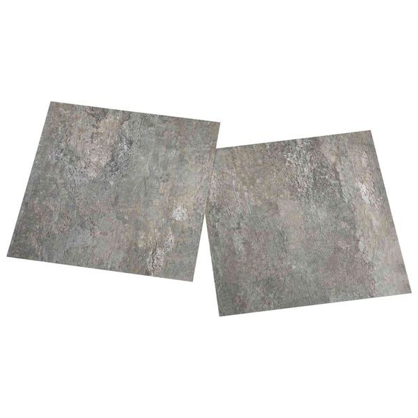 vidaXL Bodenplanken 55 pcs Grau 5,11 m&sup2; PVC