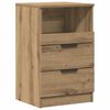 vidaXL Nachttisch Artisan-Eiche 40x36x65 cm Holzwerkstoff