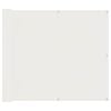 vidaXL Balkonsichtschutz 100 x 300 cm Oxford-Stoff Rechteckig Wei&szlig;