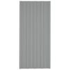 vidaXL Dachpaneel 36 pcs Grau 100 x 45 cm Verzinkter Stahl