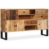 vidaXL Sideboard Mango Massivholz 140x30x80 cm