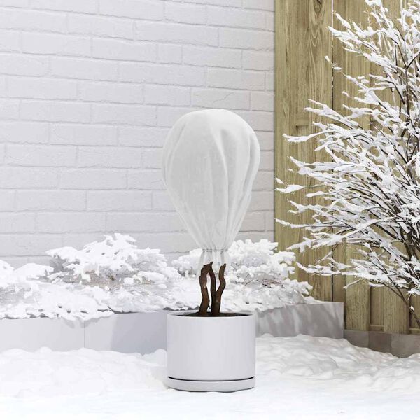 vidaXL Frostschutz-Pflanzen-Vlies Wei&szlig; 20 x 1,6 m Vliesstoff
