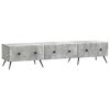 vidaXL TV-Schr&auml;nk Betongrau 147 x 34,5 x 30 cm Holzwerkstoff