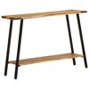 vidaXL Konsolentisch 110x30x75 cm Massivholz Mango