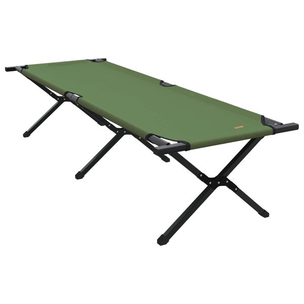 vidaXL Klapp Schlafbett f&uuml;rs Camping Gr&uuml;n 193 x 69 x 45 cm