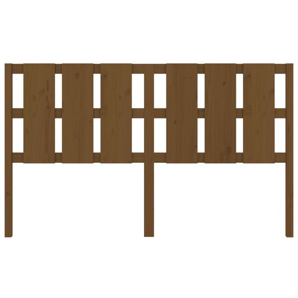 vidaXL Bett-Kopfteil Honigbraun 165,5x4x100 cm Massivholz Kiefer